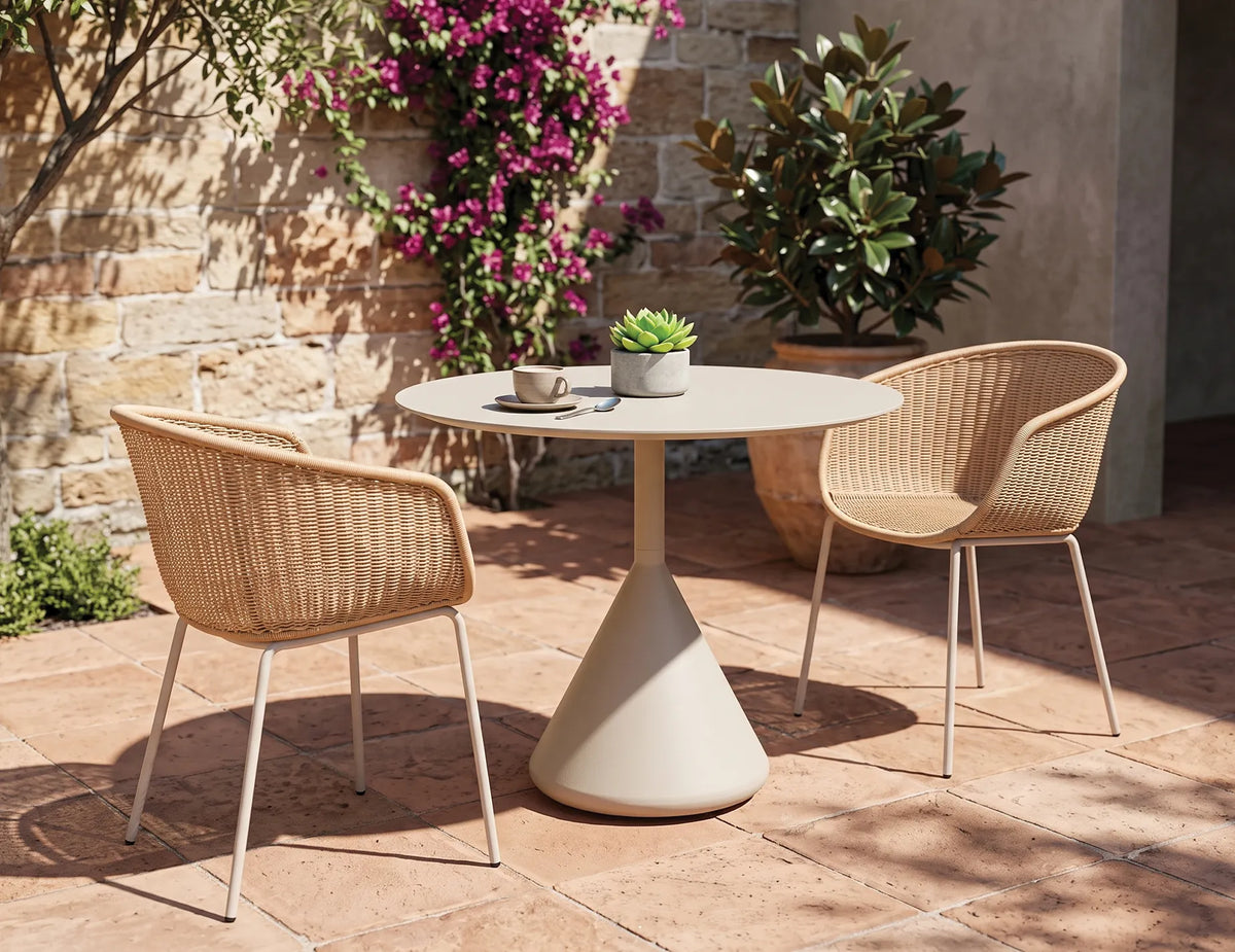 Kora 90cm Outdoor Round Cafe Table