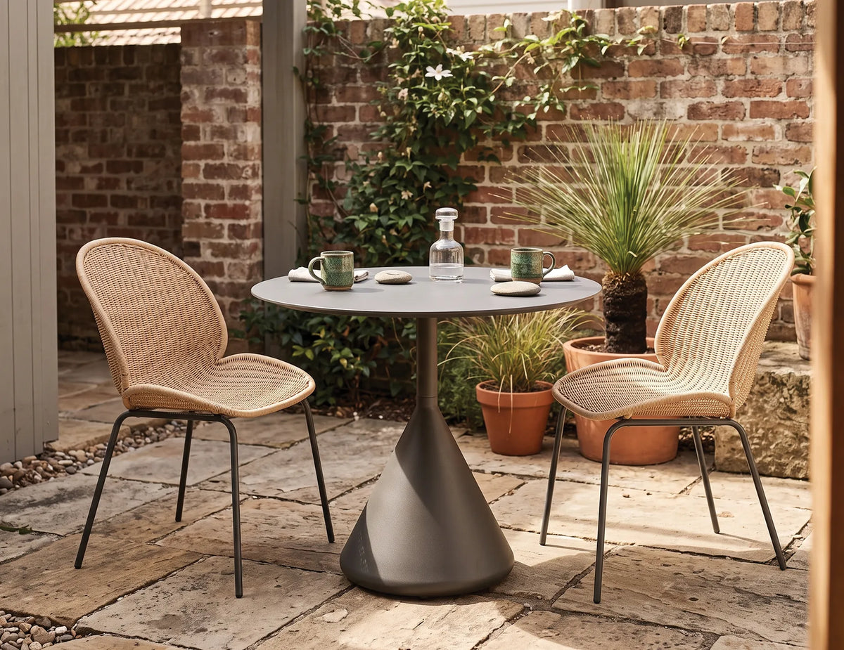Kora 90cm Outdoor Round Cafe Table