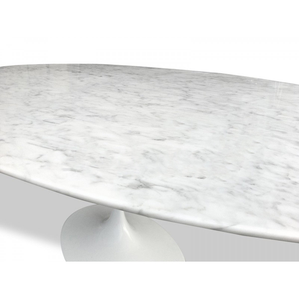 Hutton 200cm Oval Marble Dining Table