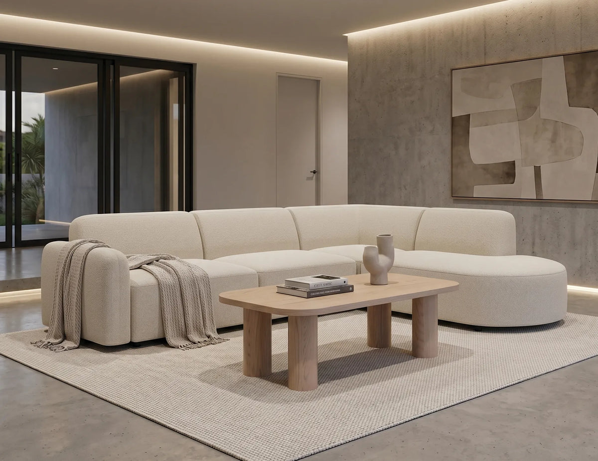 Atticus 268 x 168cm Curved Modular Sofa