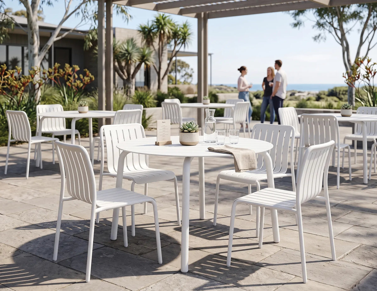 Roku 120cm Outdoor Round Dining Table