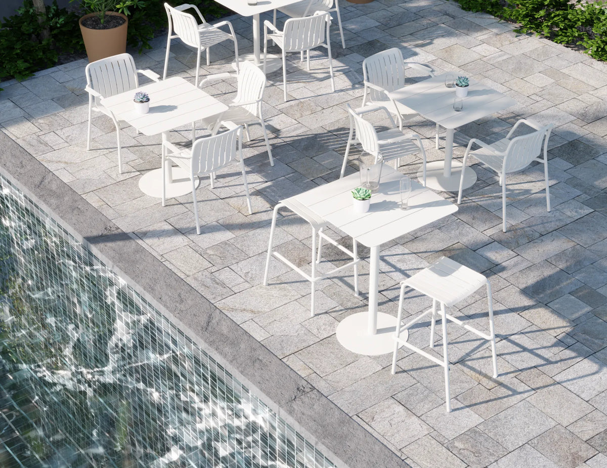 Roku Outdoor Backless Bar Stool