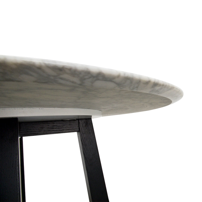 Wigridge 115cm Round Marble Dining Table