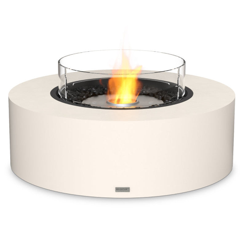 Ark 40 ethanol fire pit table bone