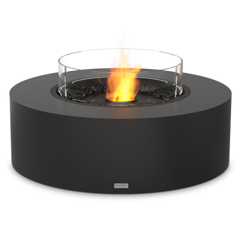 Ark 40 ethanol fire pit table graphite black