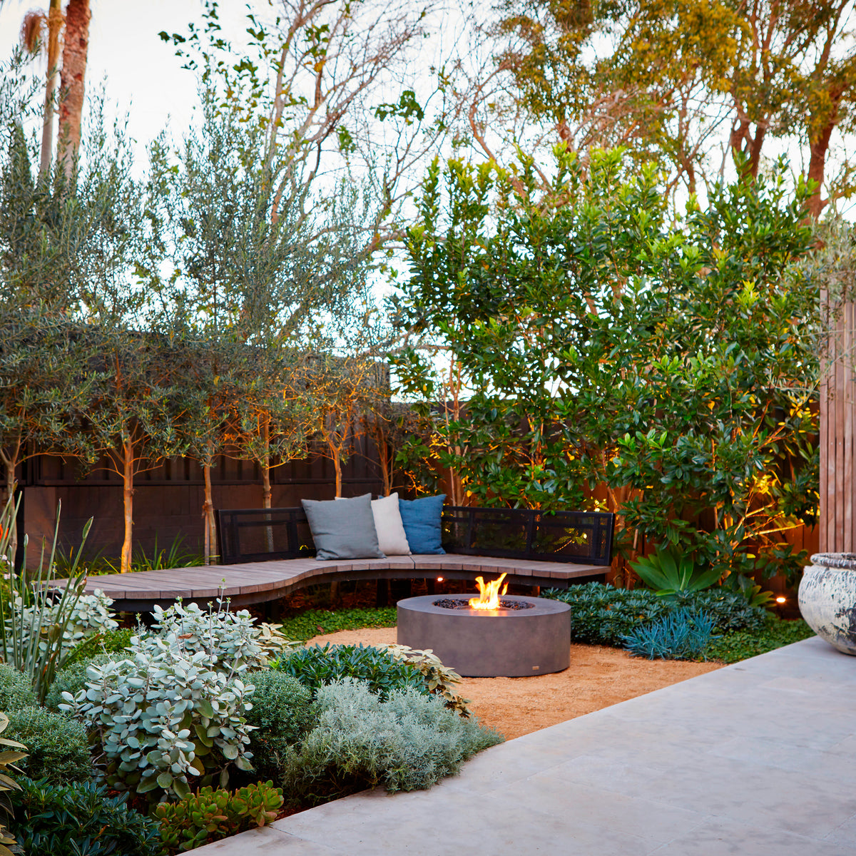 Ark 40 ethanol fire pit table garden