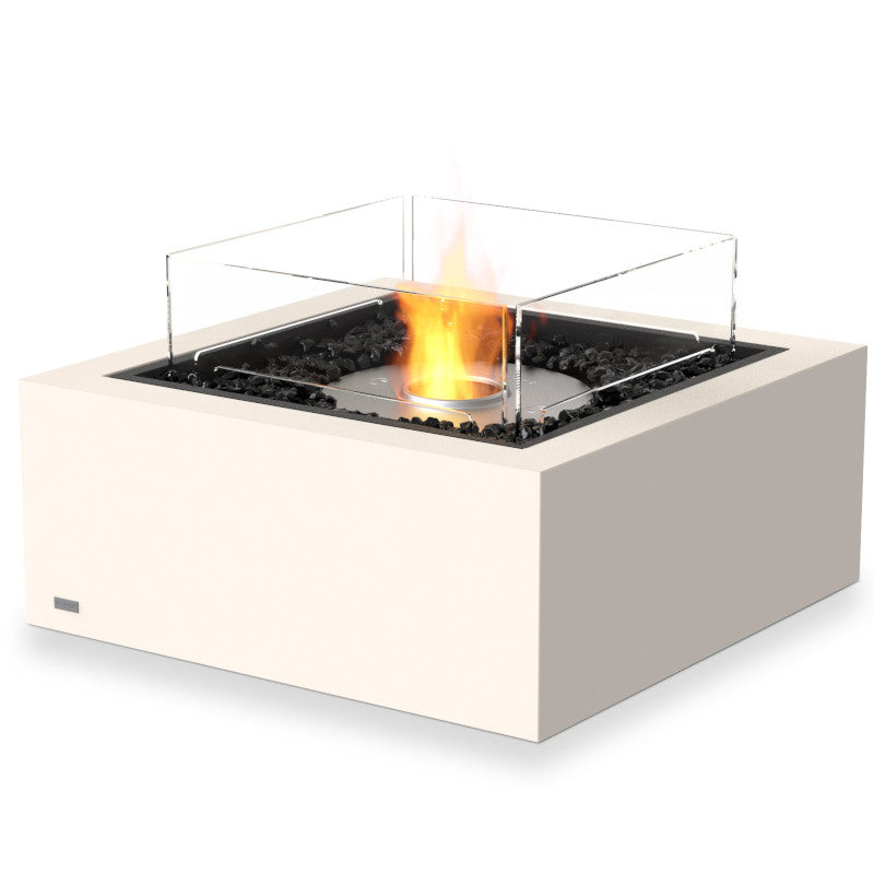 Base 30 ethanol fire pit table bone