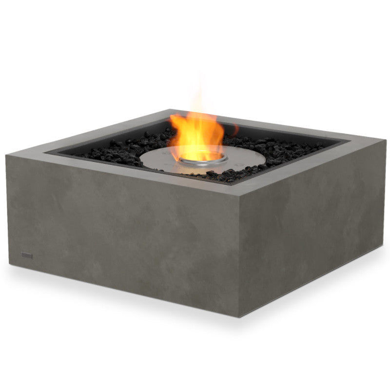 Base 30 ethanol fire pit table natural stock