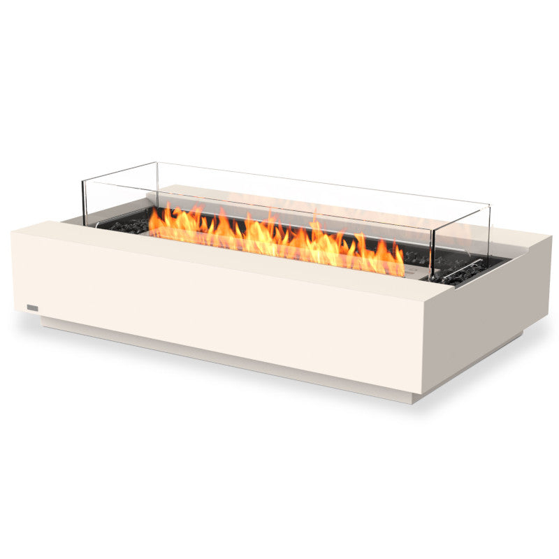 Cosmo 50 ethanol fire pit table bone