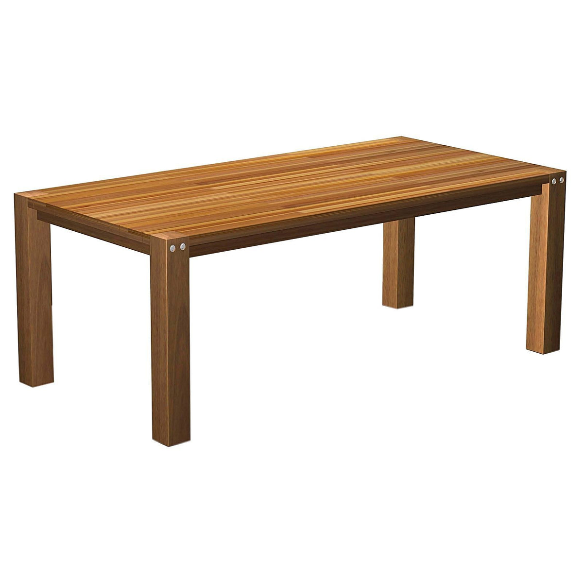Outdoor Dining Table, Natural - Outdoor Living Essentials