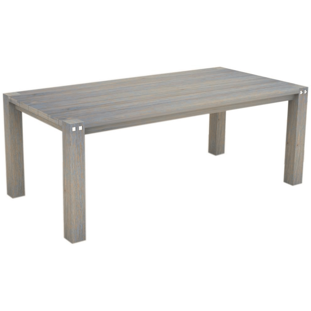 Outdoor Dining Table, Grey Brush - Outdoor Living Essentials