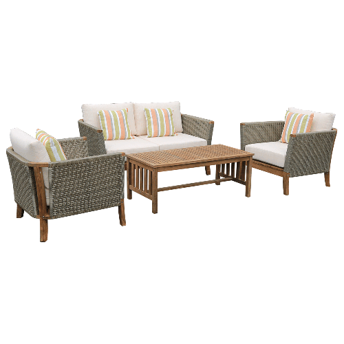 Classic Outdoor 4 Piece Setting - Outdoor Living Essentials