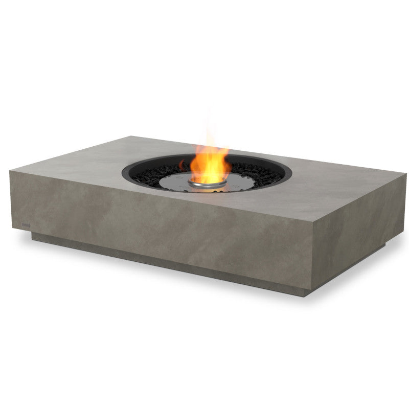 martini 50 ethanol fire pit table stock