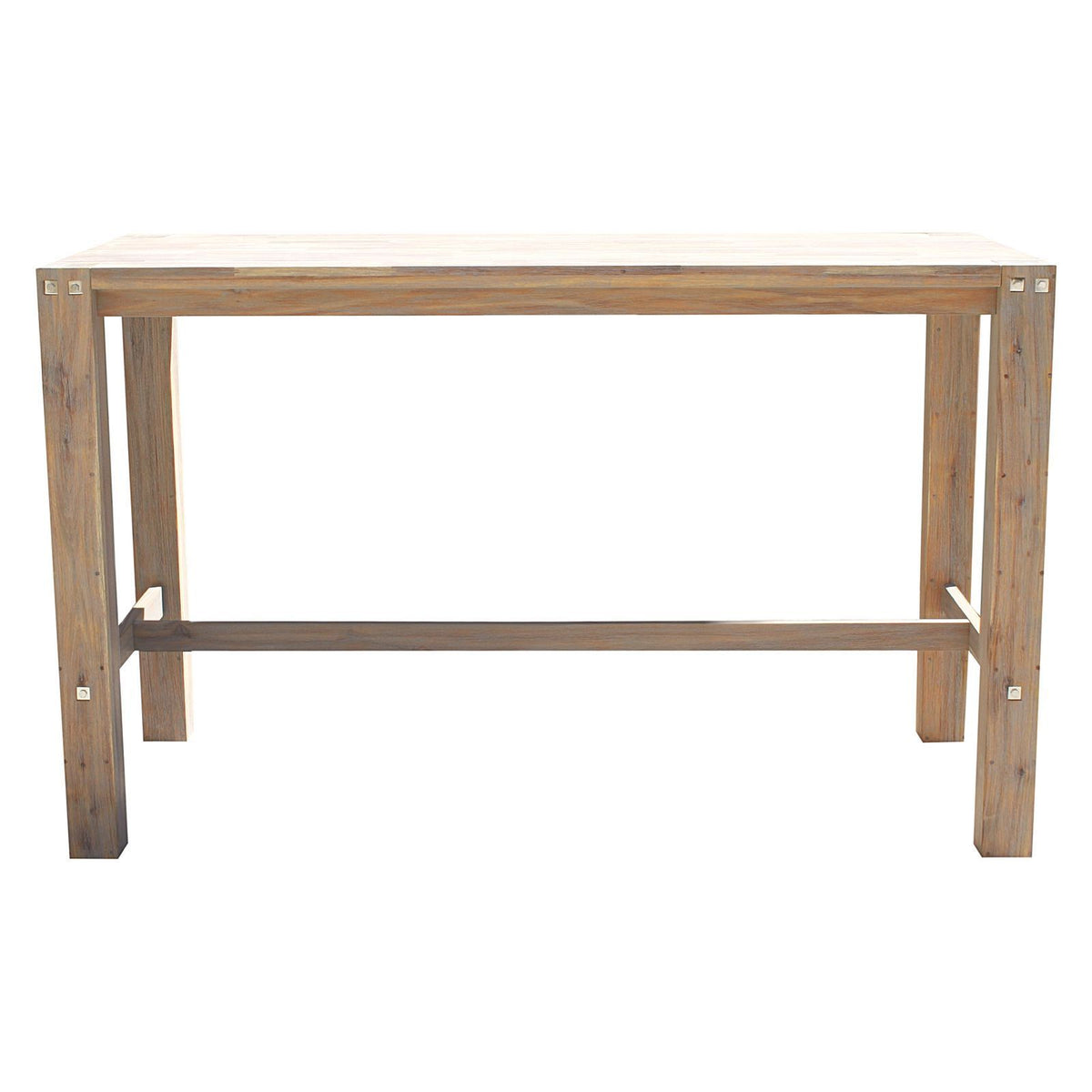 Sturdy Outdoor Bar Table, Grey Brush - Outdoor Living Essentials